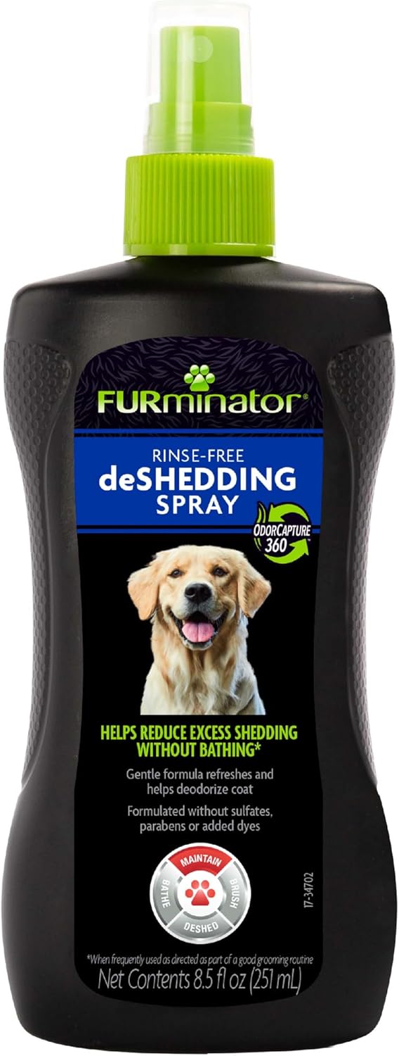 FURminator Rinse-Free deShedding Spray for Dogs