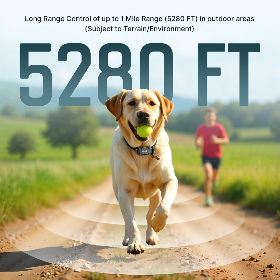 My Pet Command Long Range Dog Training Collar 1 Mile/5280 Ft
