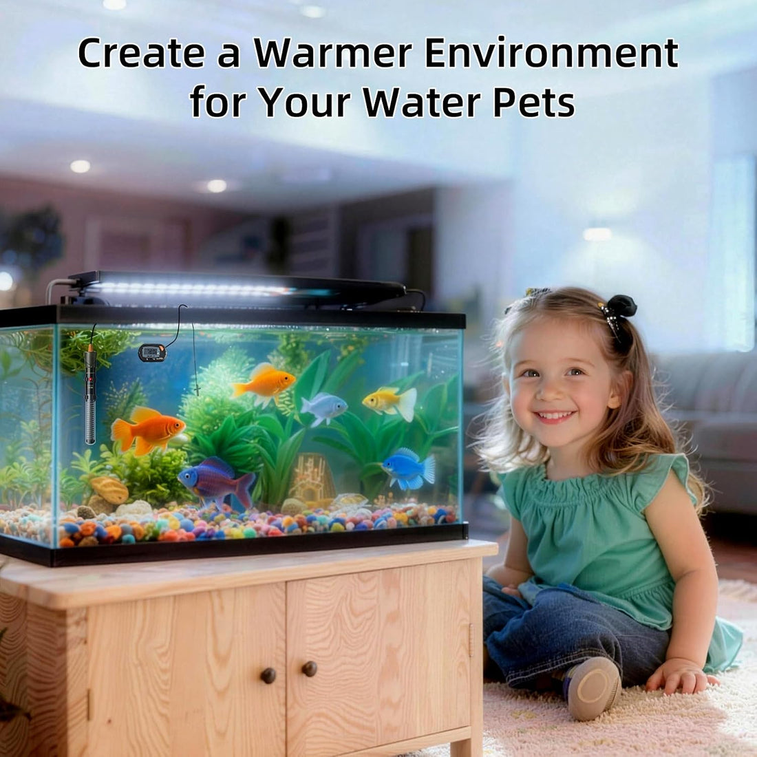 HiTauing Aquarium Heater 25W/50W/100W/200W/300W