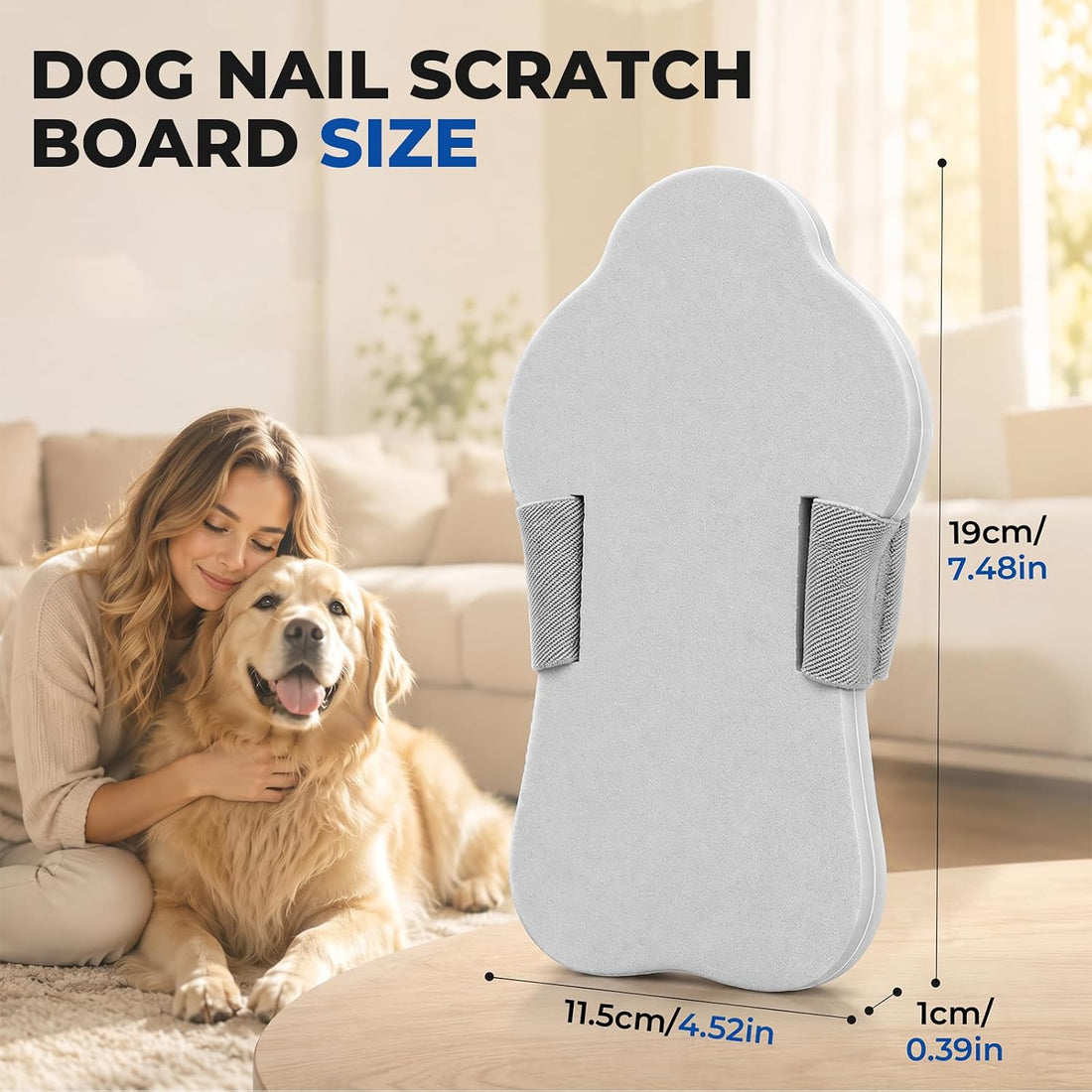 Dog Nail Scratch Board with Hand Strap