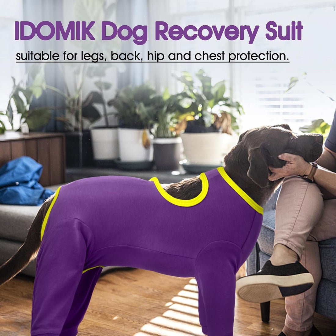 IDOMIK Dog Recovery Suit, Full Body Surgical Onesie Anti
