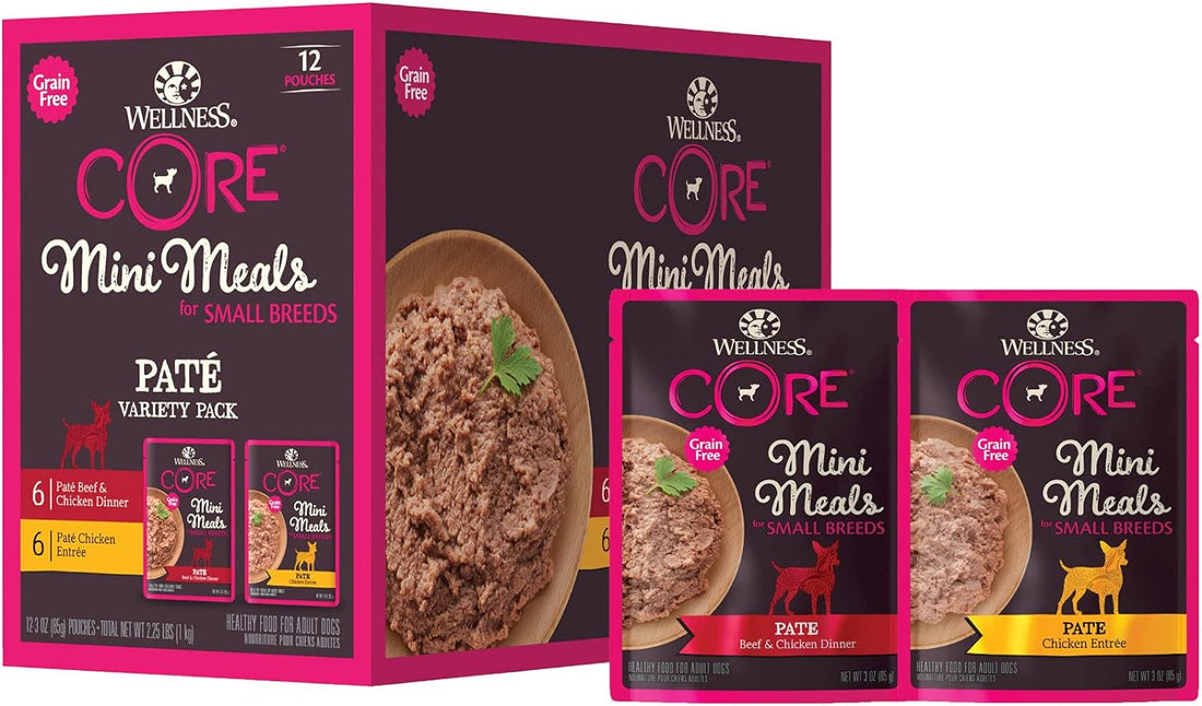 Wellness CORE Small Breed Mini Meals Shredded Variety Pack Adult Wet