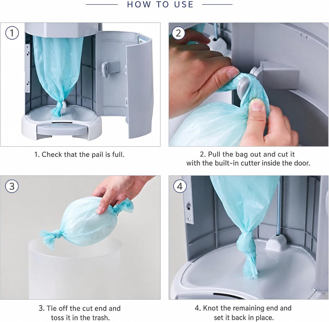 Litter Champ Refill Bags 3 Pack, Continuous Cat Litter Disposal System