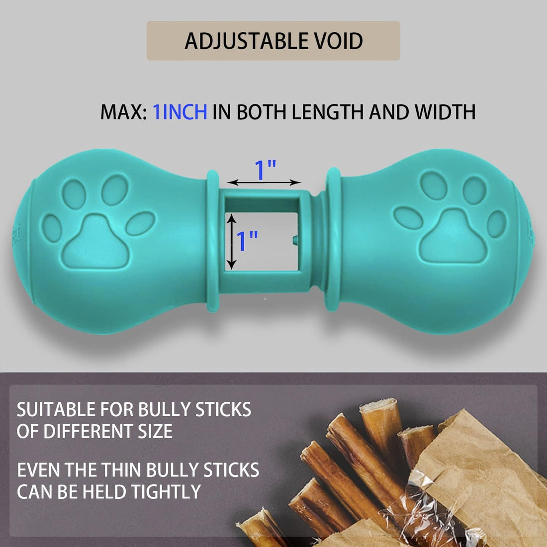 BoniVet Bully Stick Holder for Dogs, Chew Holder