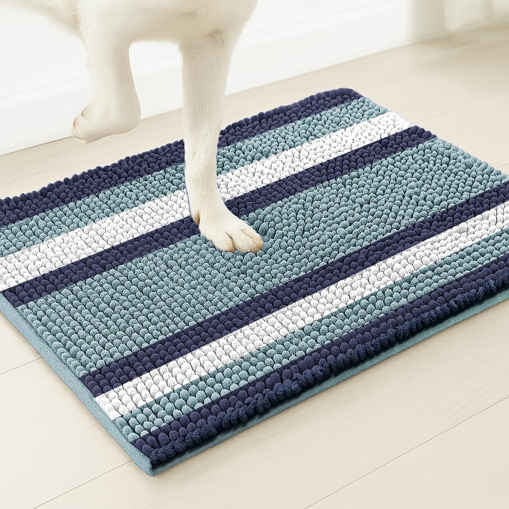 Muddy Mat® Super Absorbent Loop-Thread Chenille Dog Door Mat