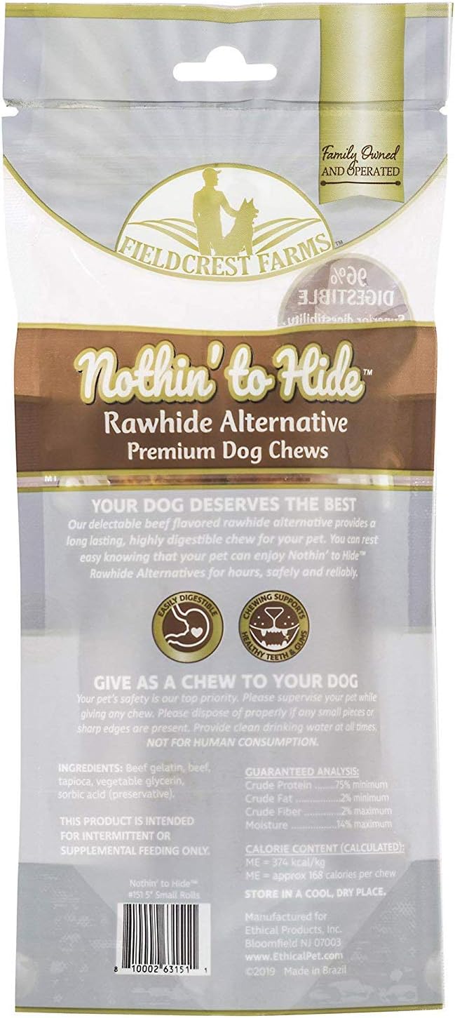 Fieldcrest Farms Nothing to Hide Natural Rawhide Alternative 5''
