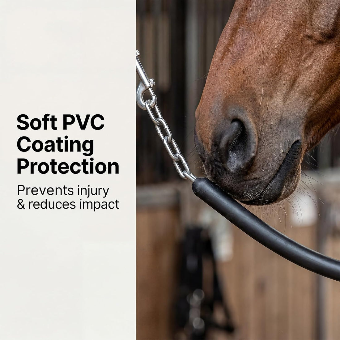 Lontcs Rubber Covered Horse Stall Chain