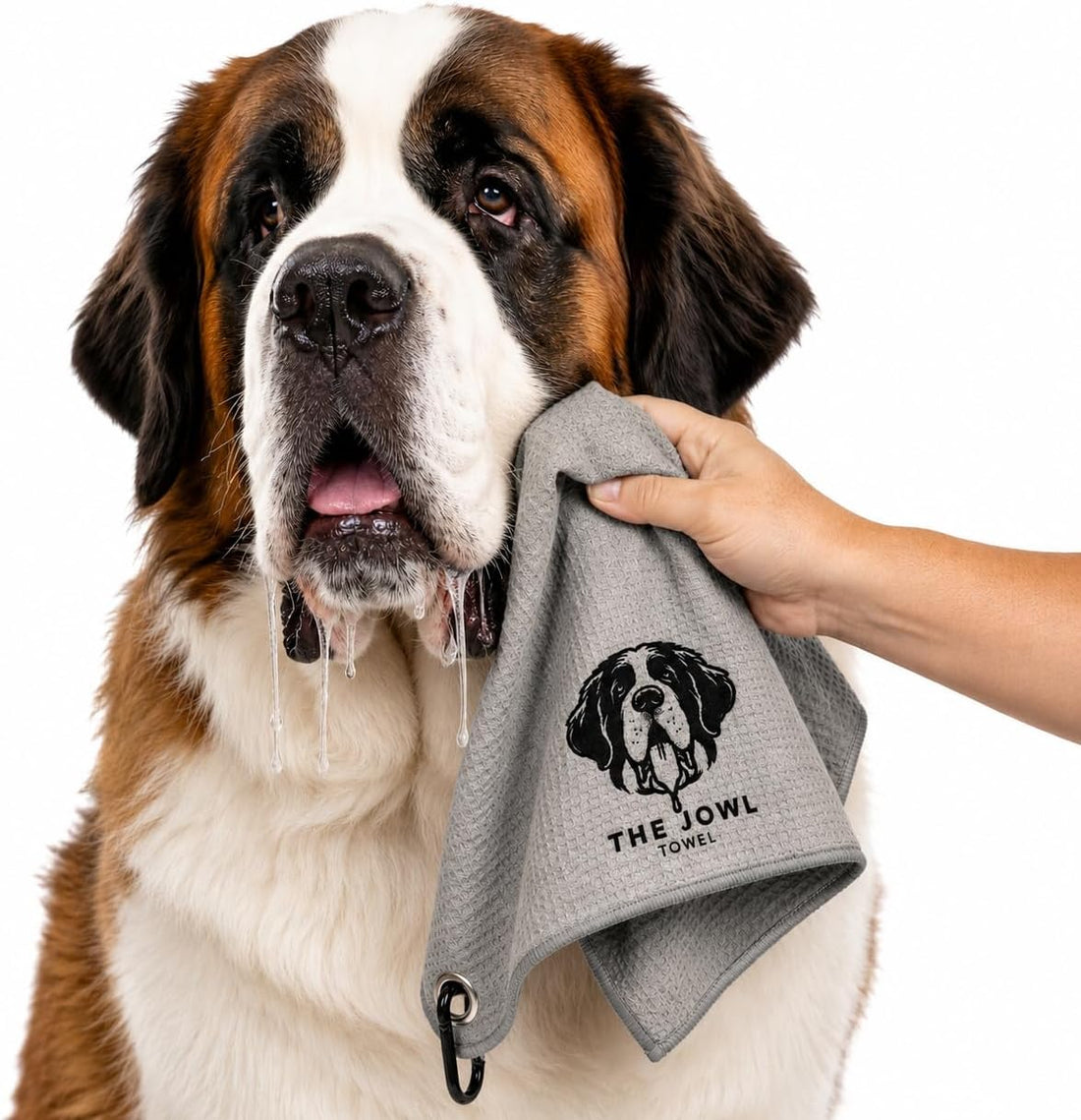 Dog Drool Towel for Large Dogs – Absorbent Microfiber Drool Catcher