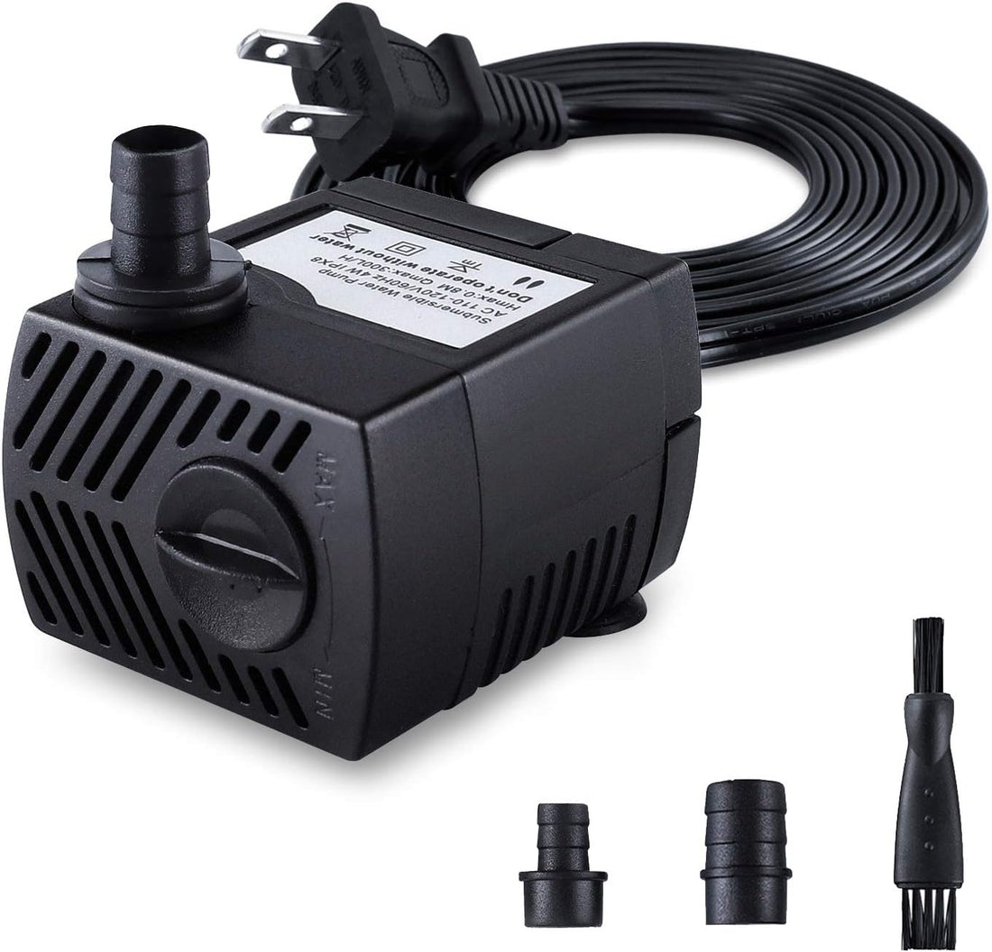 CWKJ Fountain Pump, 80GPH Submersible Water Pump