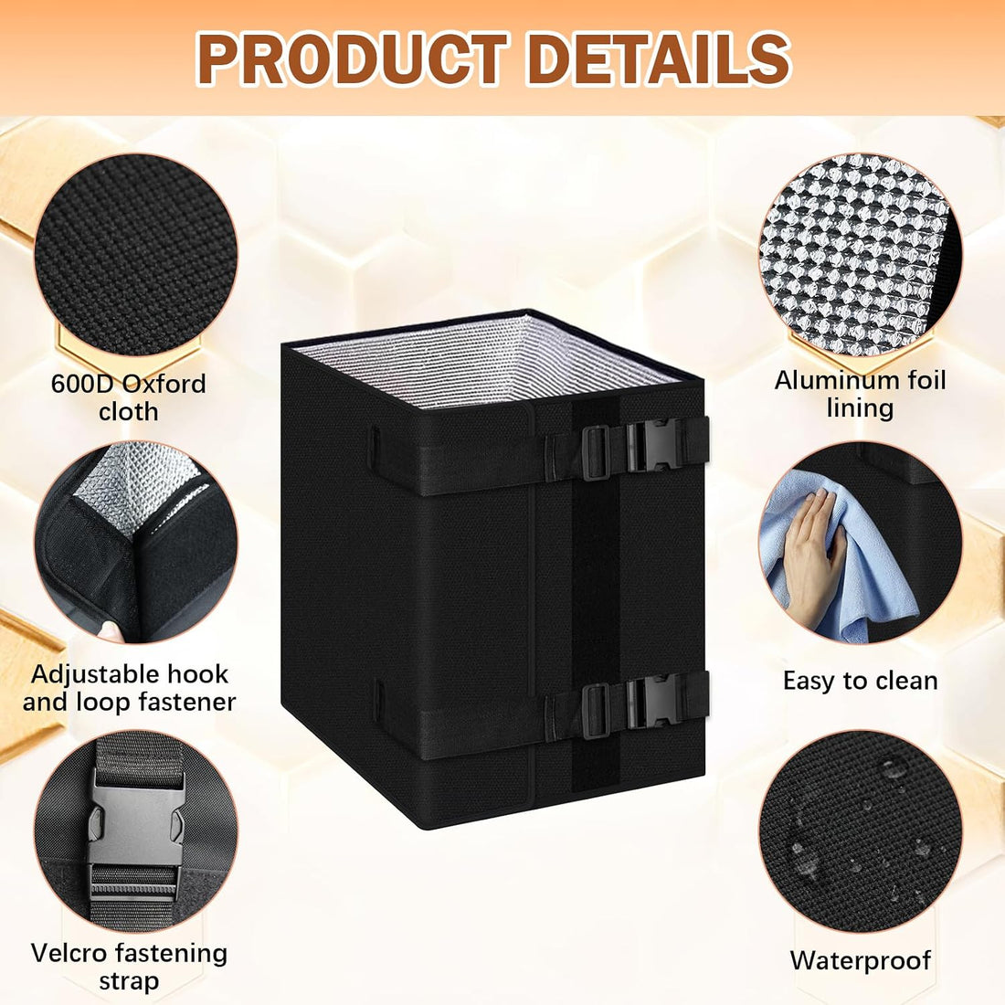 2Pcs 85" x 23.6" Bee Hive Insulation Wrap for 8 & 10 Frame Hives Warm