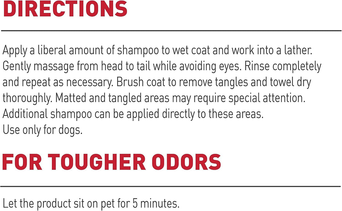 Nature's Miracle Skunk Odor Control Shampoo & Conditioner Lavender