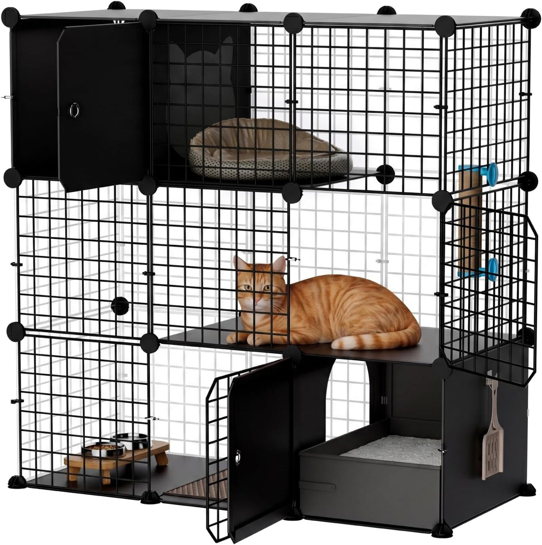 STILLCOVE 3-Tier Cat Cage Indoor