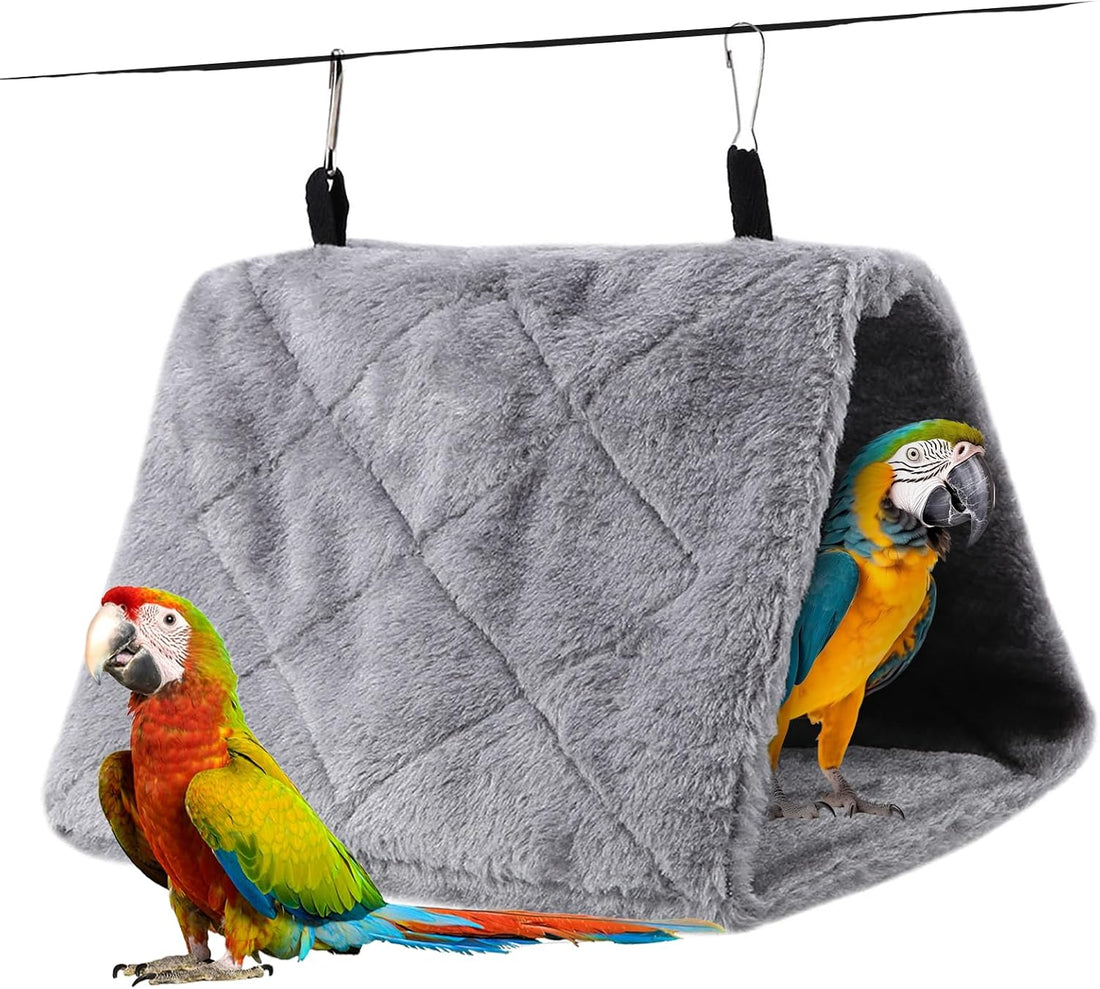 Warm Bird Nest House, Bed for Cage Accessories, Parakeet Toy Hammock