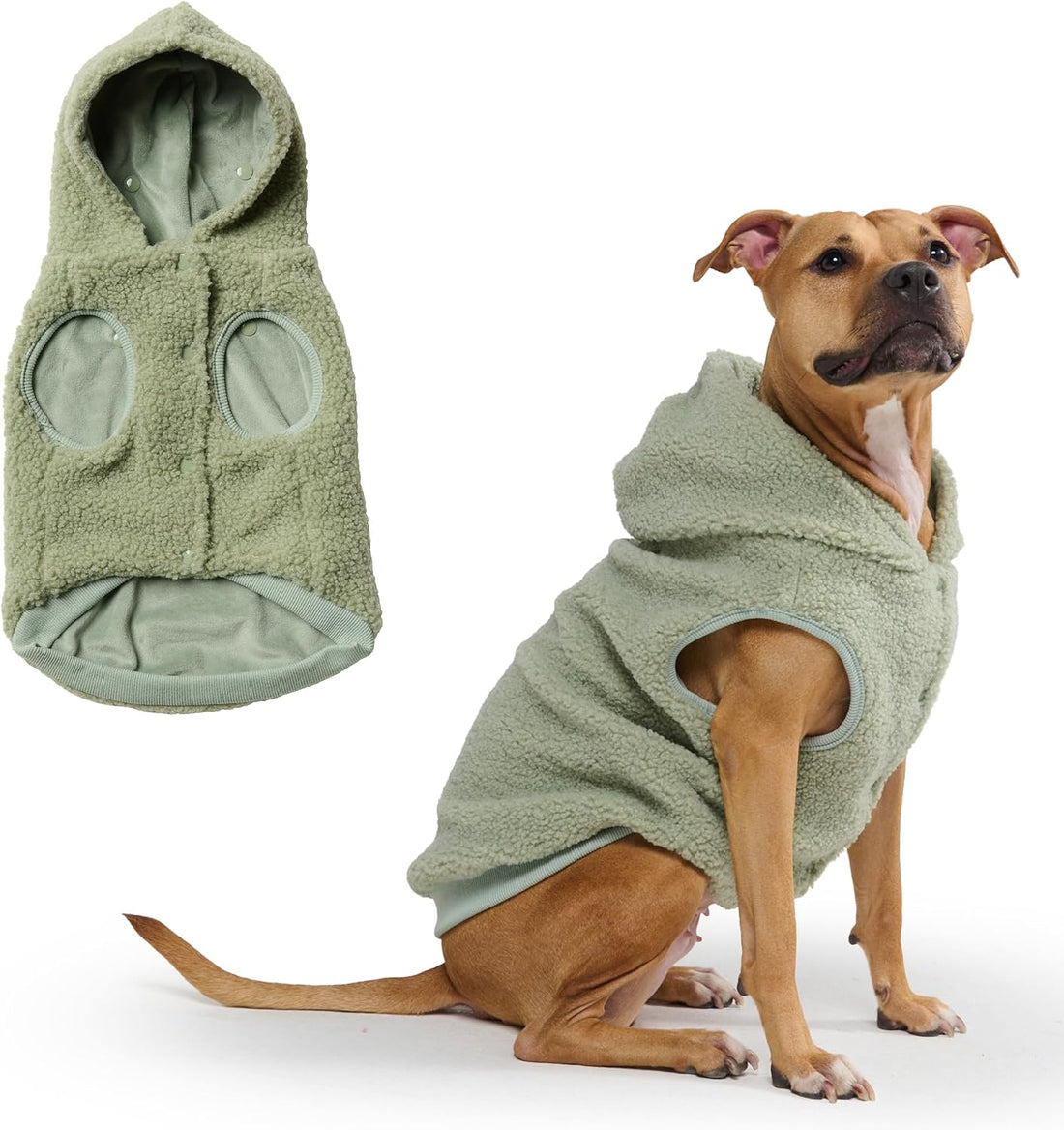 Spark Paws Fleece Dog Hoodie - Dog Sweater Sweatshirt for Large Dogs