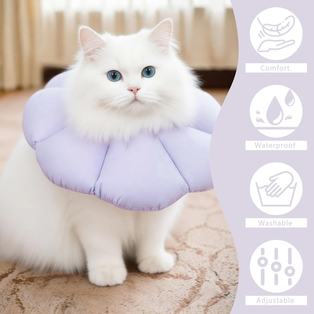 Soft Cat Cone Collar After Surgery,Cat Recovery Collar