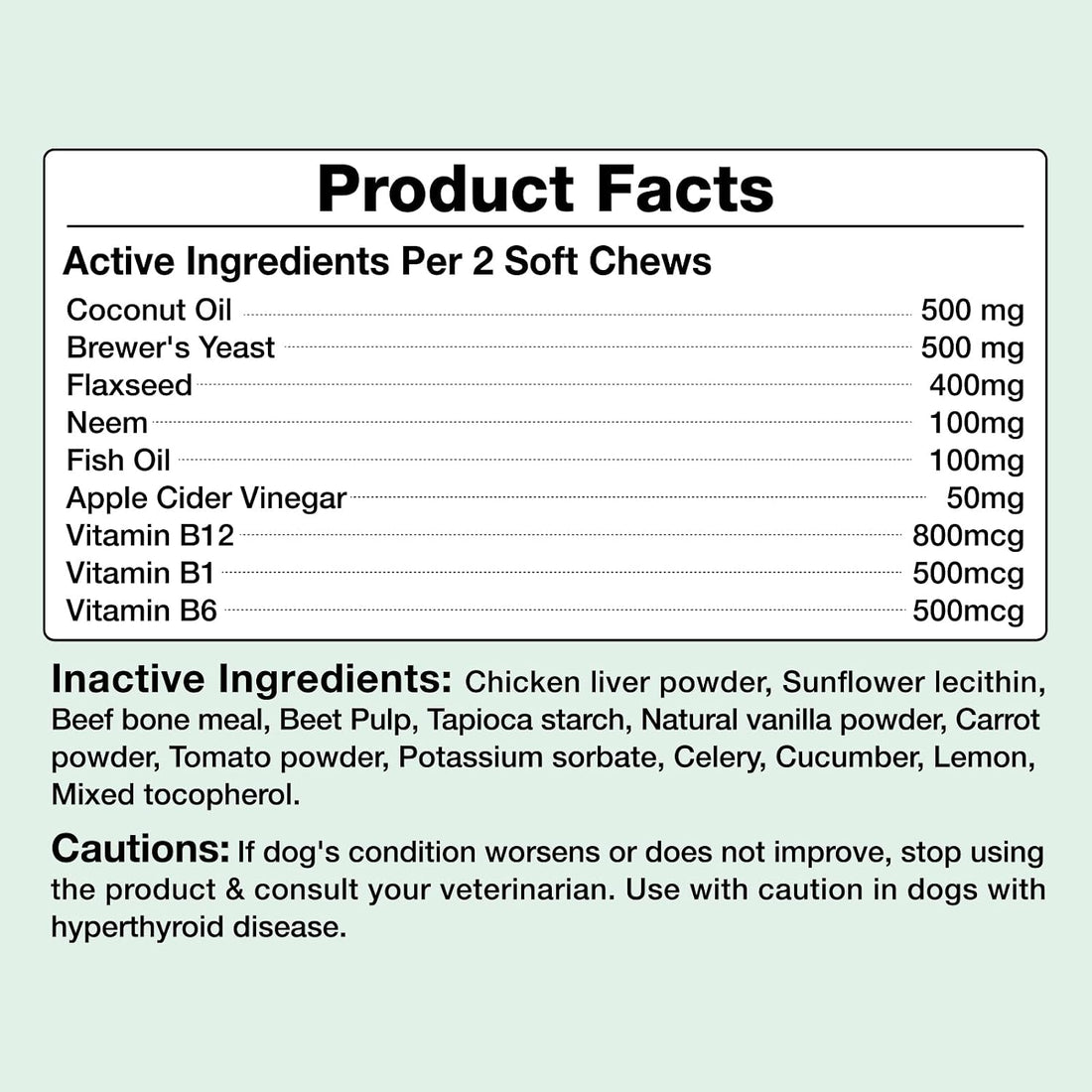 Flea and Tick Prevention for Dogs Chewables
