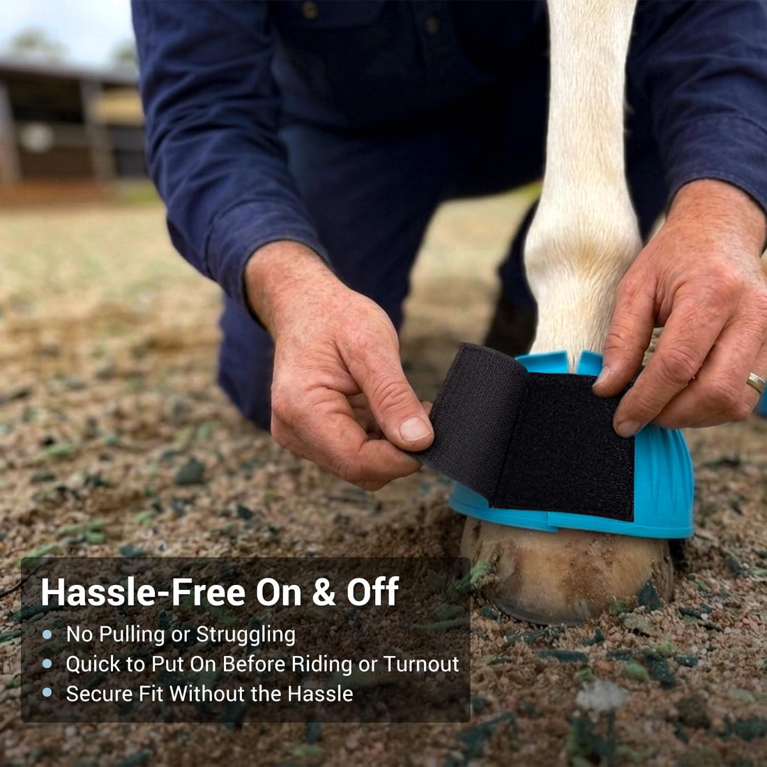 Horse Bell Boots, Ballistic Rubber Overreach Boots