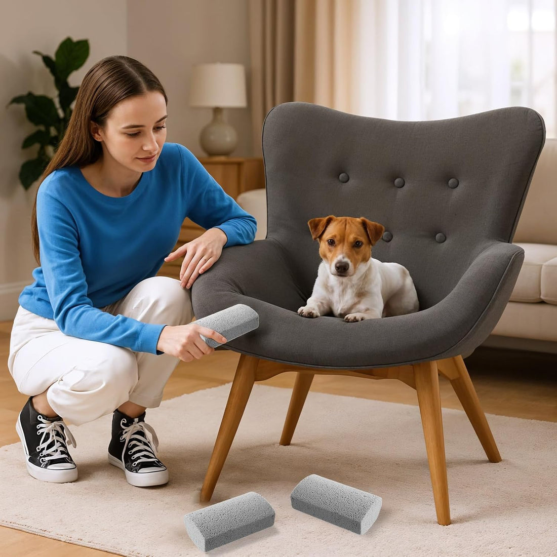 InnoHHustle 2 Pcs Pet Hair Block