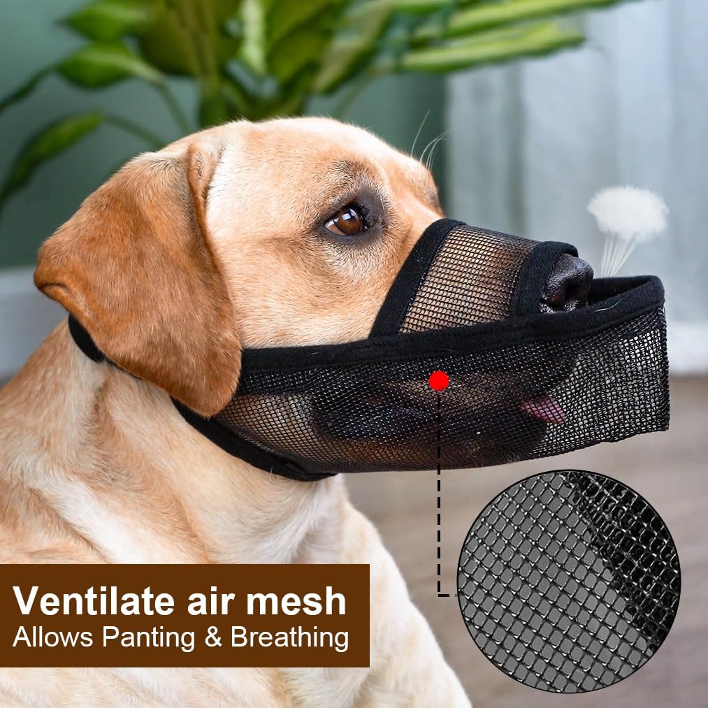 Crazy Felix Dog Muzzle Anti Eating for Small Medium Large Dogs