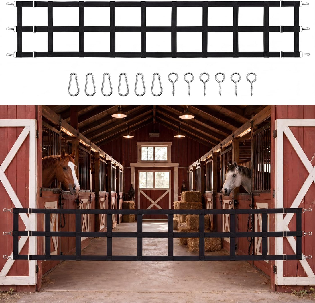 Zonon 10' x 20'' Adjustable Polyester Stall Guards for Horses