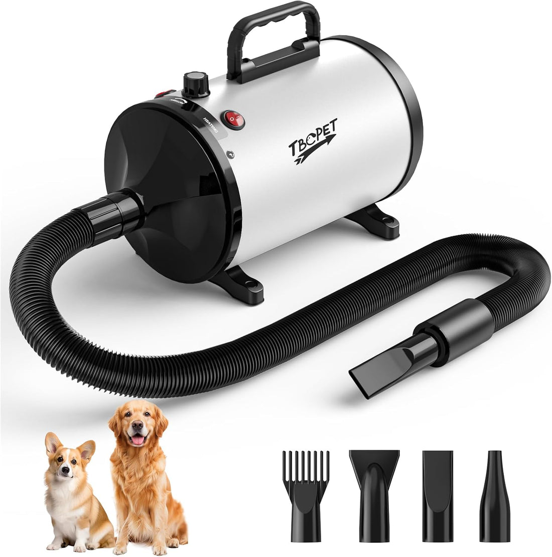 Dog Dryer High Velocity Dog Hair Dryer 5.2HP/3800W