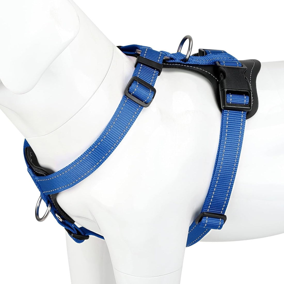 Plutus Pet No Pull Dog Harness with Leather Accents