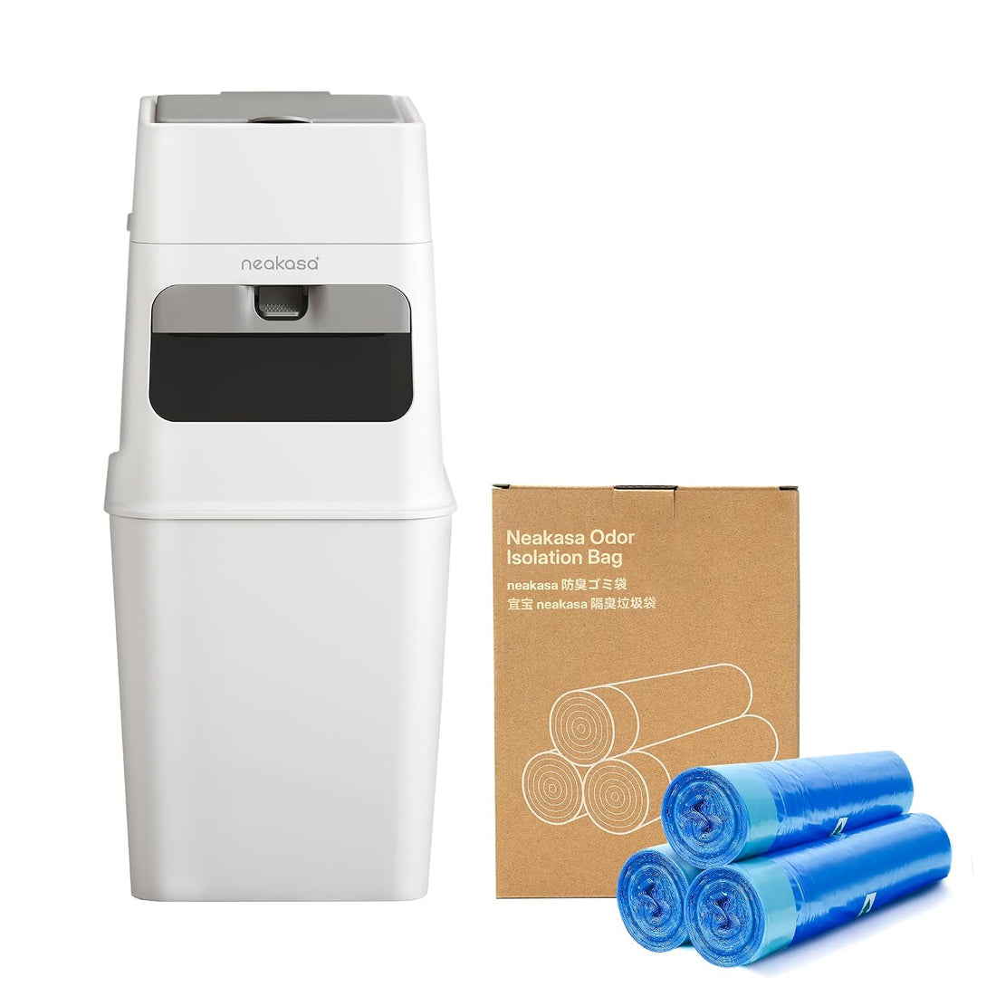 Neakasa White PooGuard Litter Disposal Bin