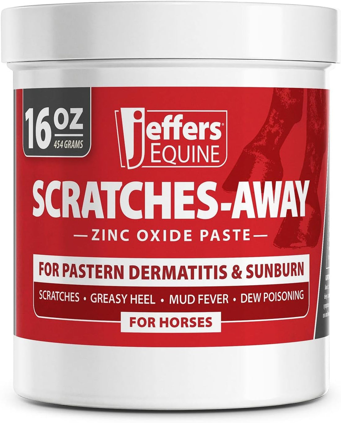 Jeffers Equine Scratches Away 30% Zinc Oxide Paste for Horses