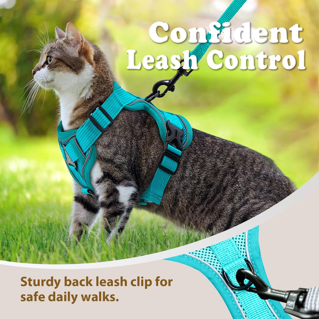 Cat Harness and Leash for Walking