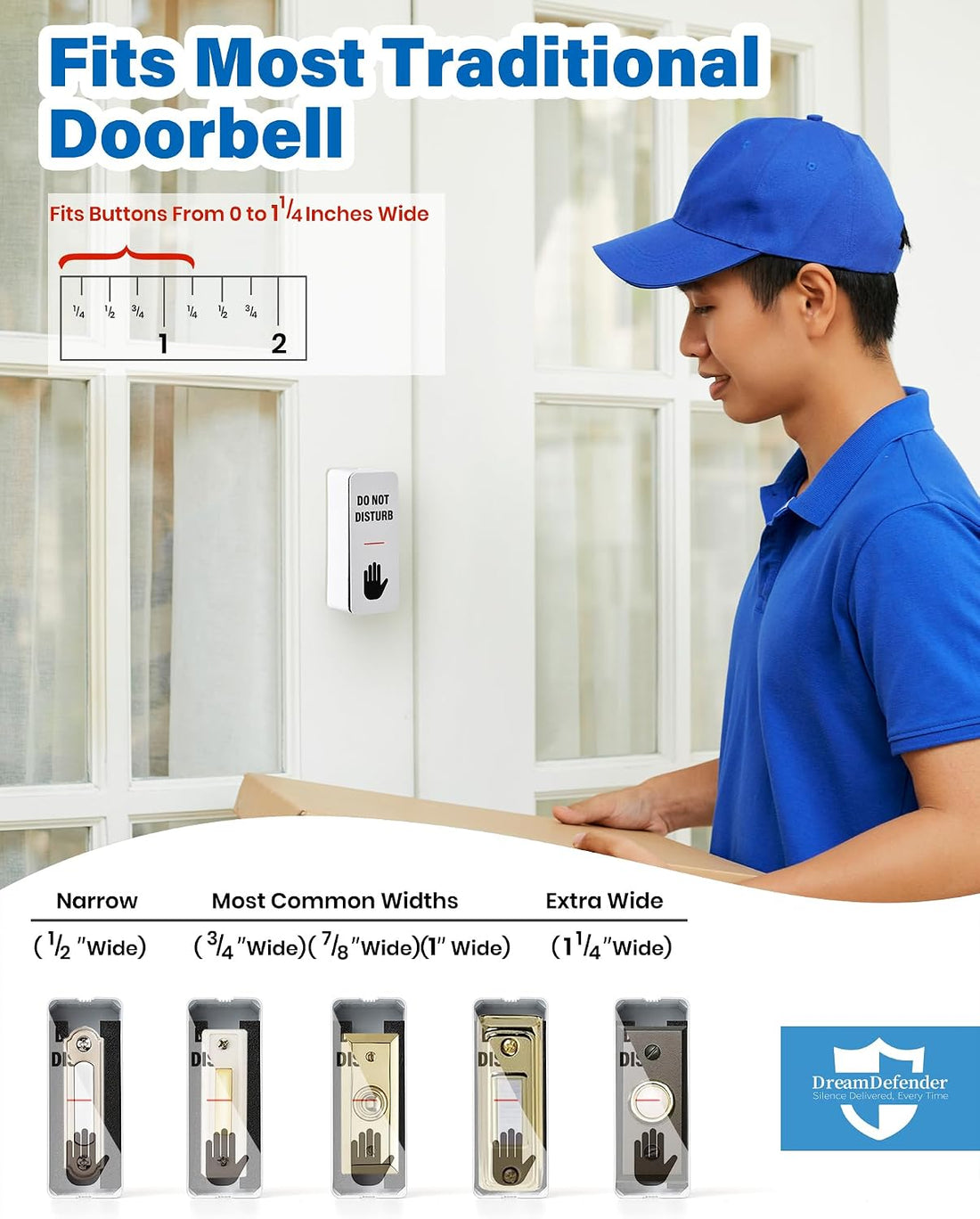 NapDefender Doorbell Cover Doorbell Button Cover