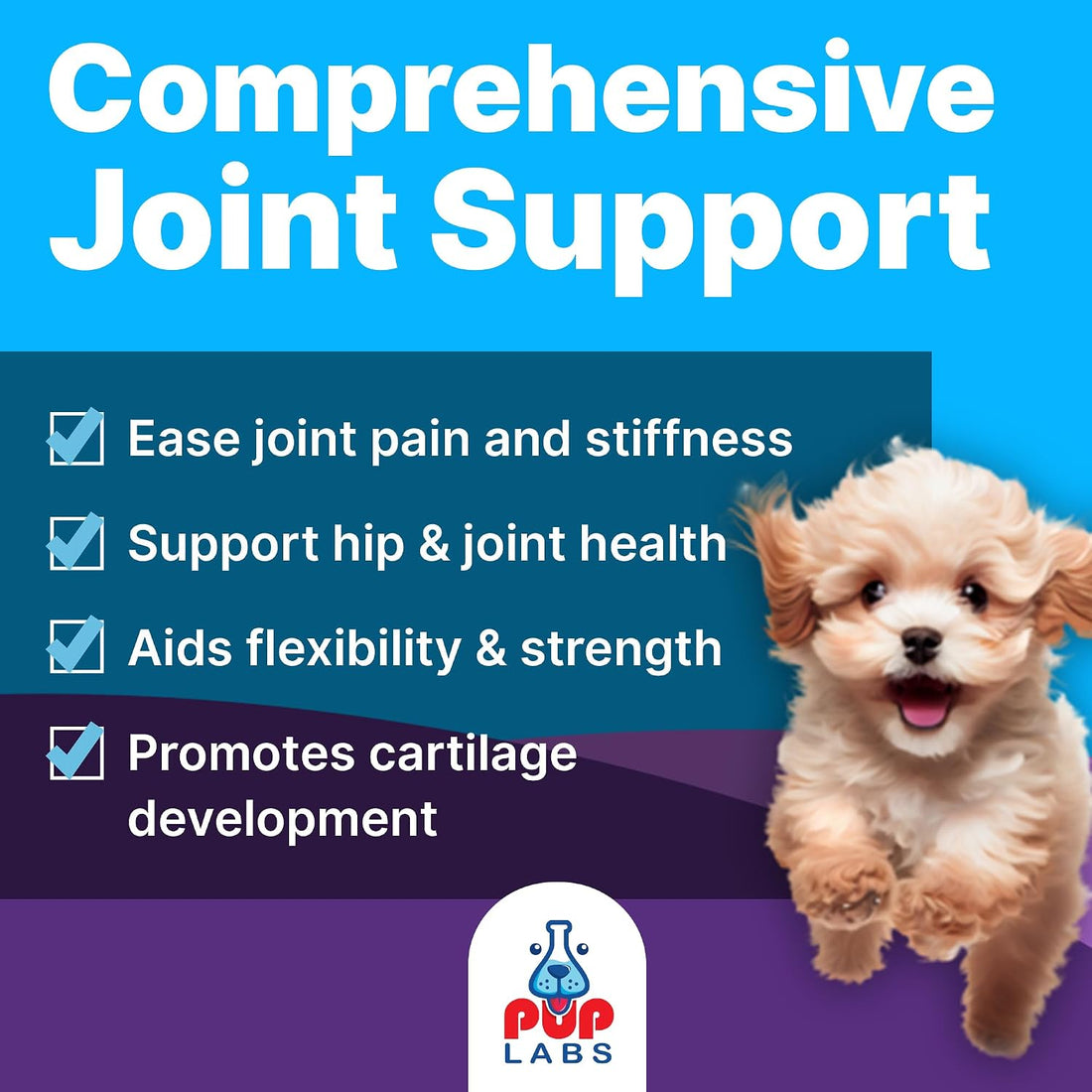 Freedom Joint Drops for Dogs with Hyaluronic Acid, MSM, Glucosamine