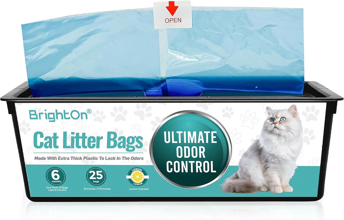 BrightOn®, 50 Litter Bag Refill Bags for Genie Easy Roll Litter Bin