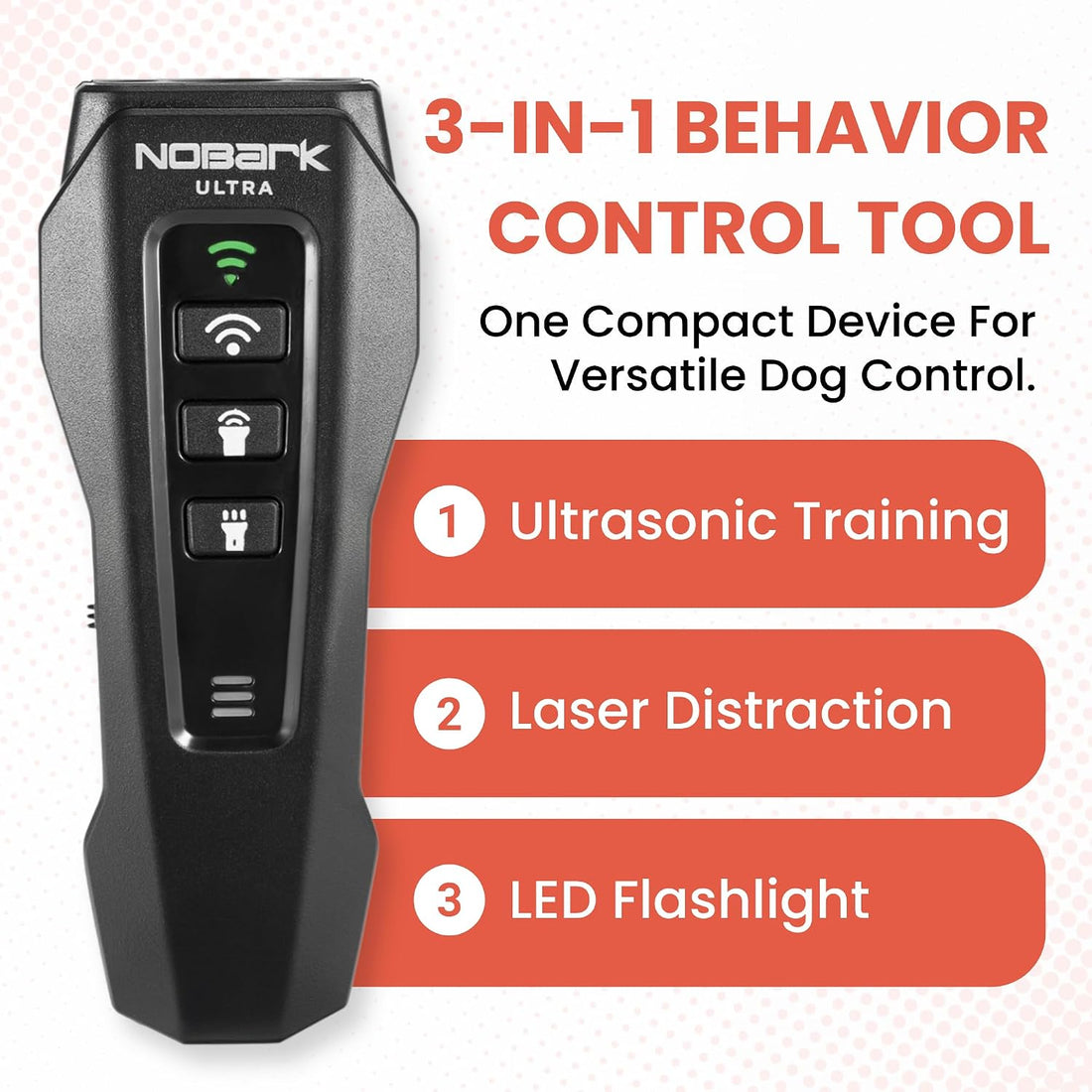 NoBark Ultra Ultrasonic Anti Barking Device & Dog Bark Deterrent
