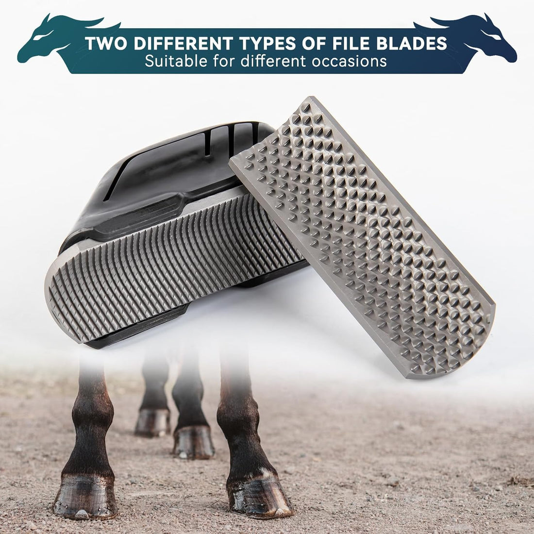 Farrier Hoof Rasp File Arc Shape Ergonomic Handle Hoof Trimming Tool