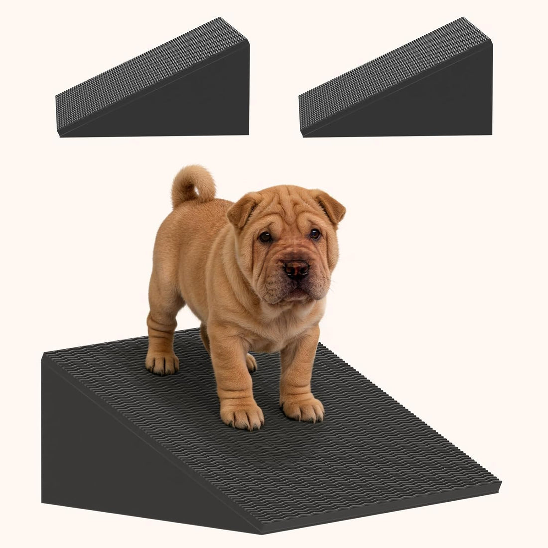 2PCS Dog Plastic Foam EVA Wedge Ramp for Indoor Stairs