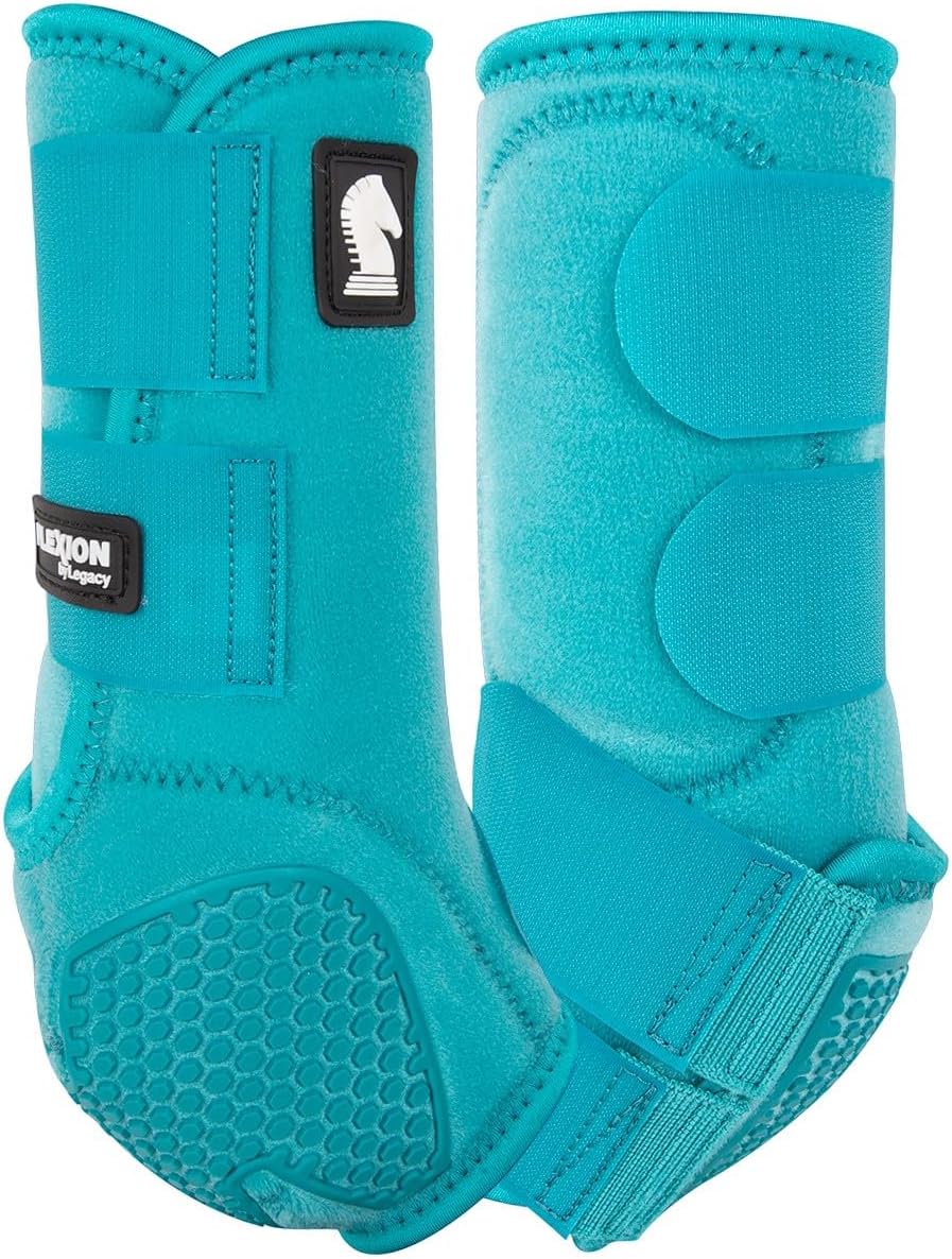 Classic Equine Flexion by Legacy2 Support Boots, Front (White, Medium)