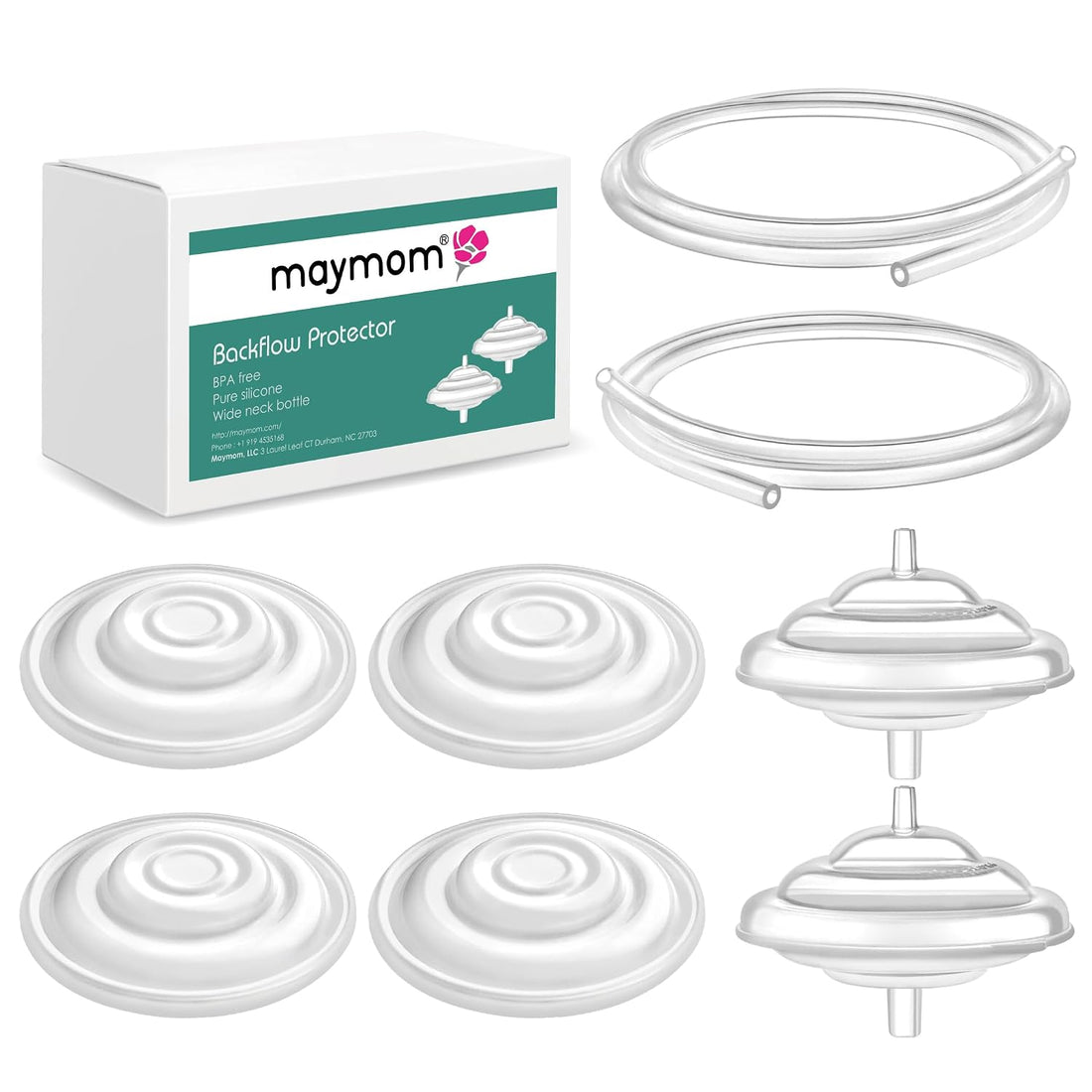 Maymom Pump Parts Compatible with Spectra Membrane Tubing Backflow