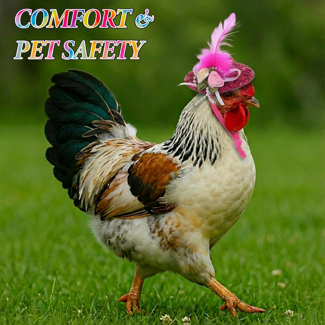 Shinylin 12 Pcs Chicken Clothes, Tutu Skirts and Hats