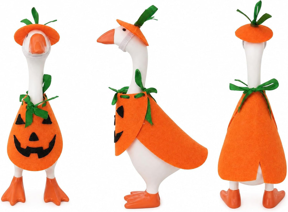 Halloween Pumpkin Clothes for 7 Inch Desk Goose