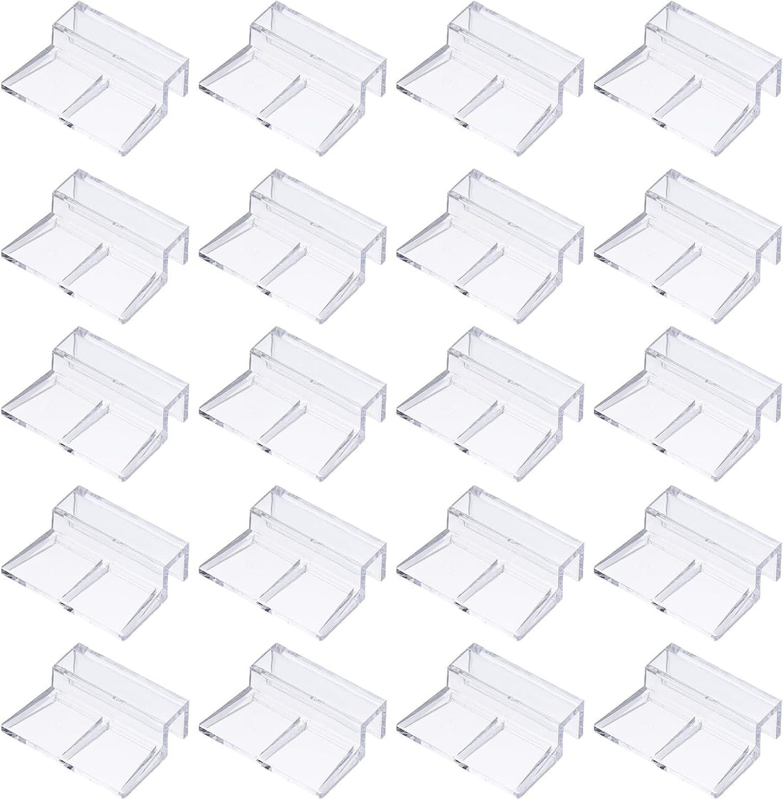 Aquarium Lid Clips 8mm Acrylic Aquarium Cover Bracket 20Pcs