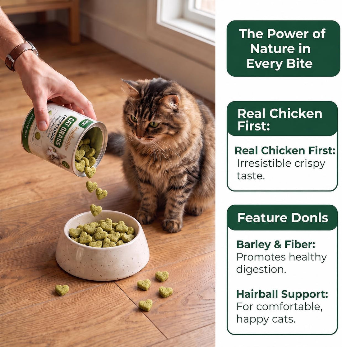 Cat Grass Freeze-Dried Treats