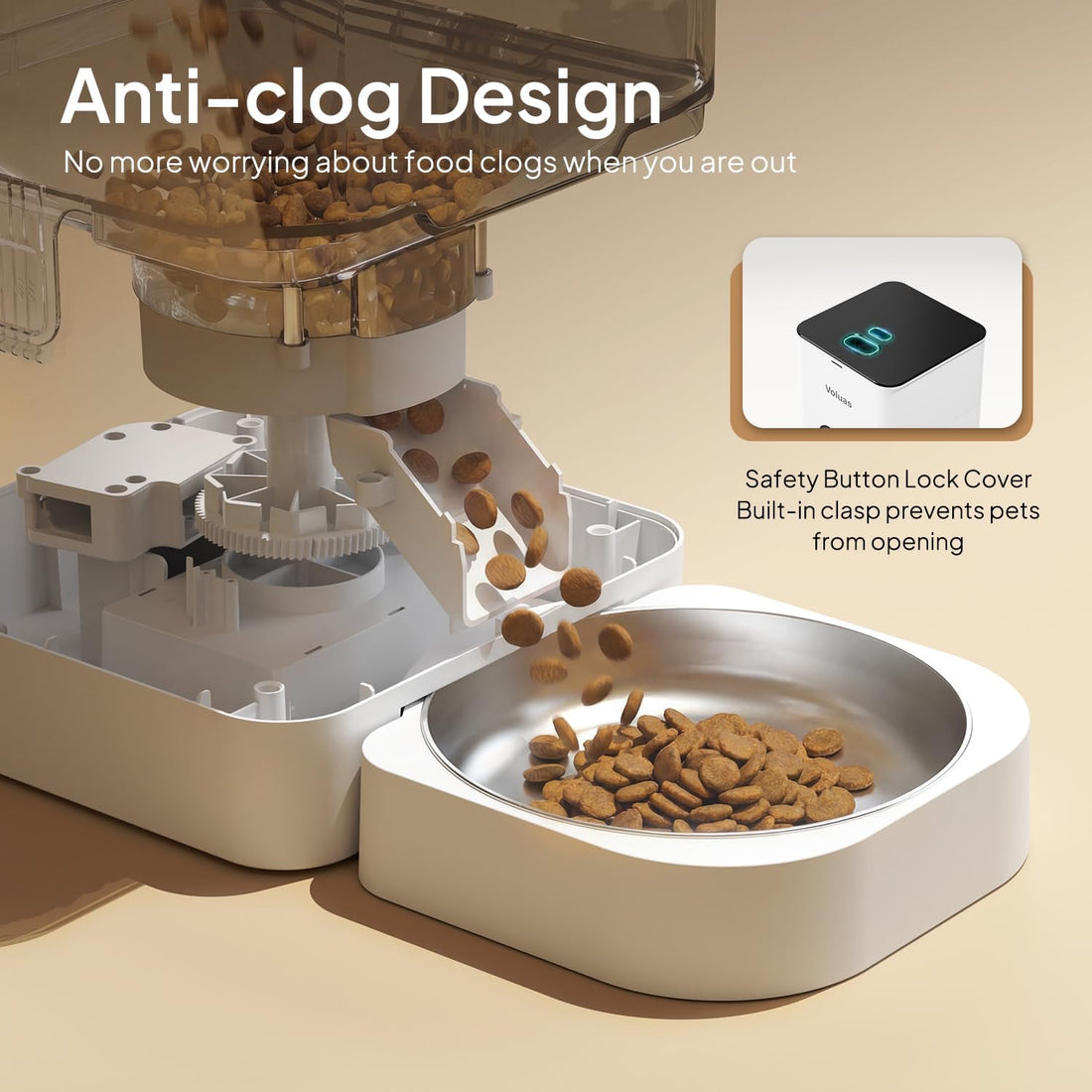 VOLUAS Automatic Cat Feeders