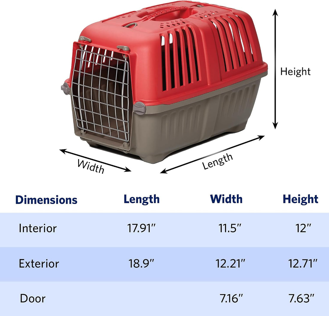 MidWest Spree Travel Carrier, 19-Inch, Small Dog & Cat Crate
