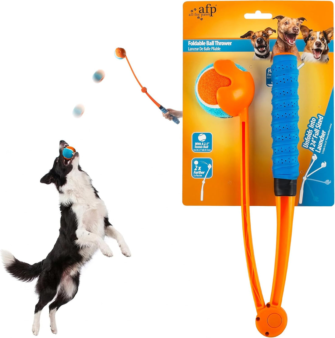 ALL FOR PAWS 25" Dog Ball Launcher