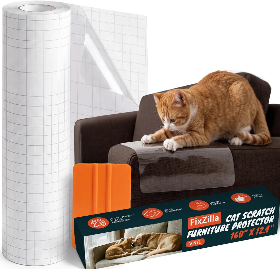 FixZilla Anti Cat Scratch Furniture Protector for Couches