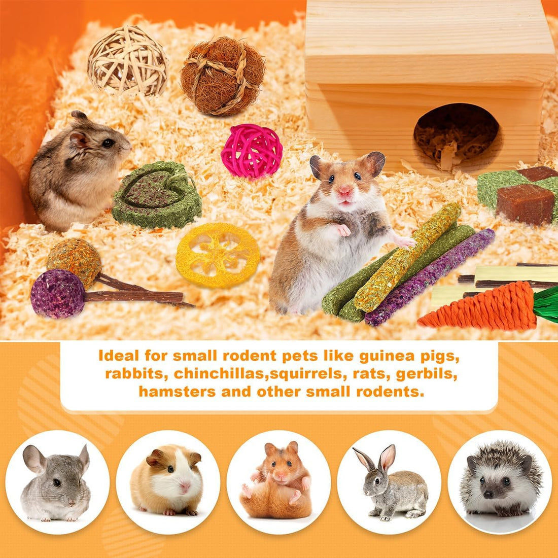 YIXUND Rabbit & Guinea Pig Toys