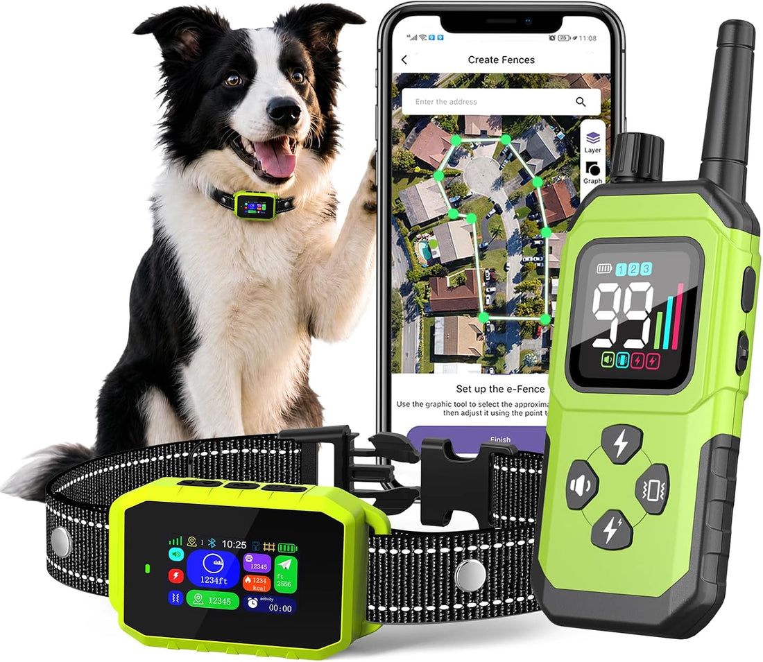 GPS Wireless Dog Fence, 2-1 Smart GPS Wireless Dog Fence& Training