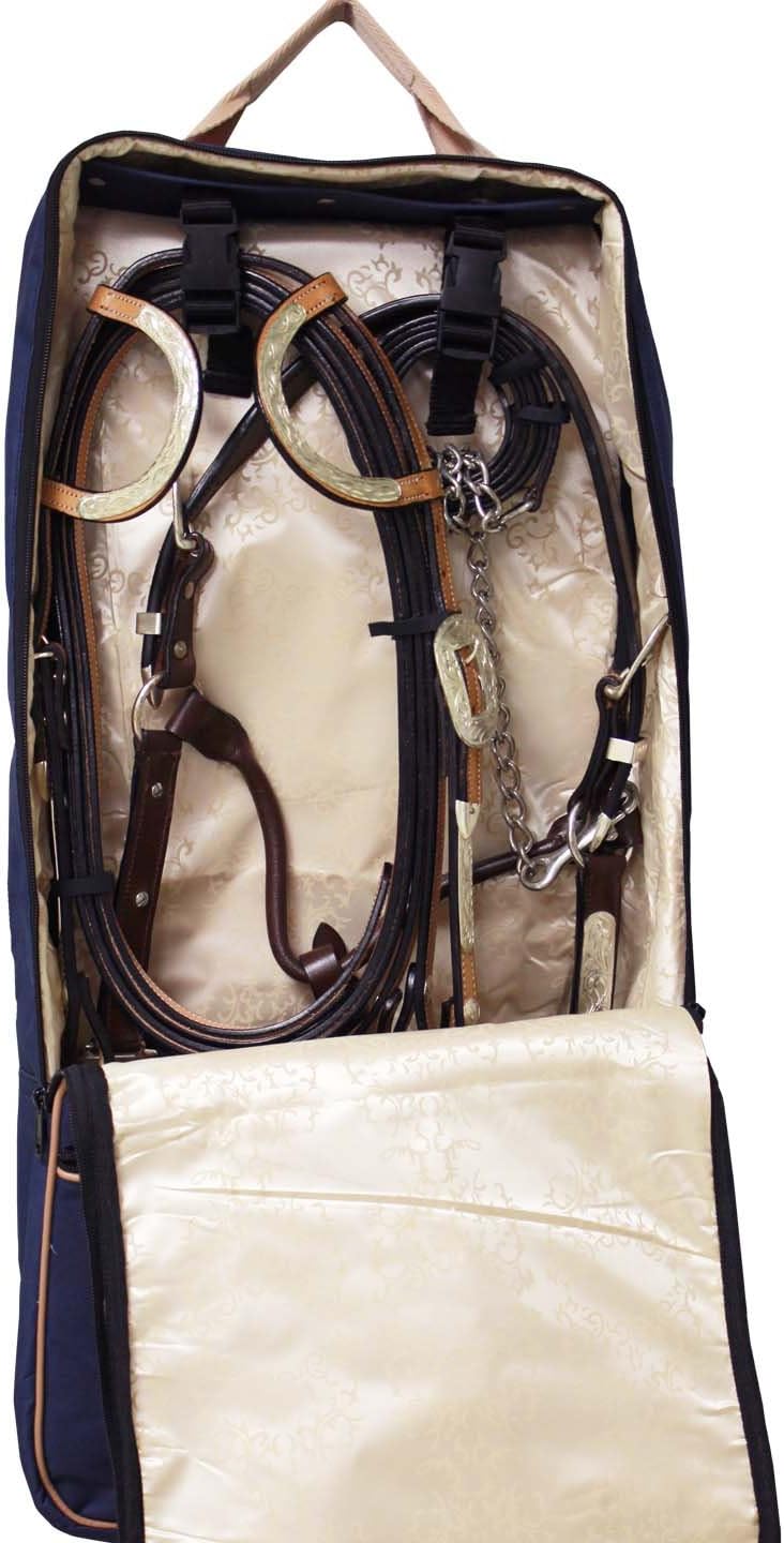 Front Open 3 Layers Padded Bridle Halter Horse Tack Carry Bag
