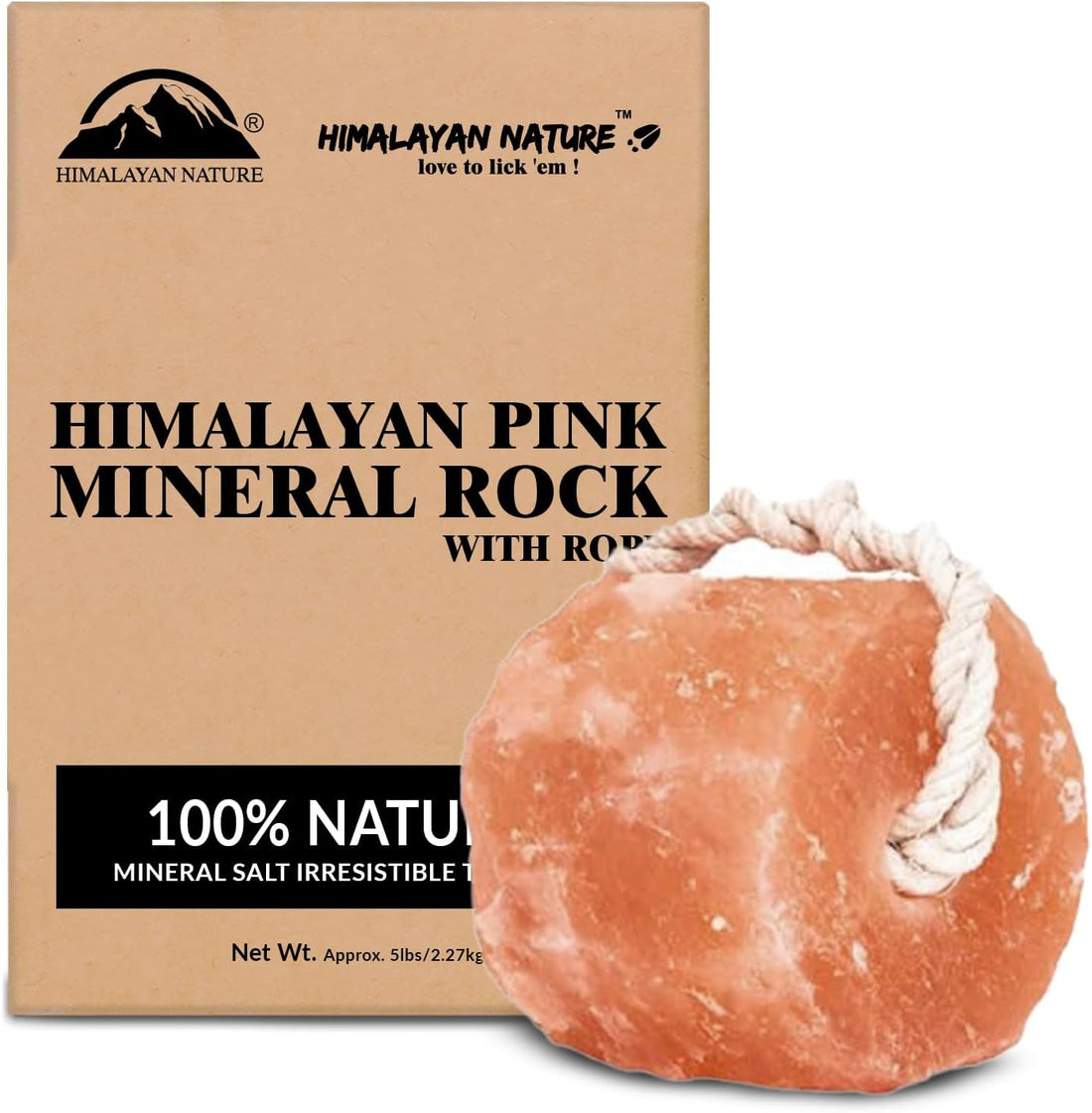 Animal Licking Salt Mineral Rock,100% Natural Rock Salt