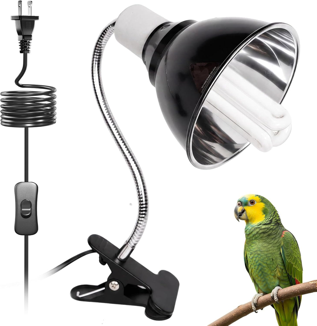 GlowUp 2.4% UVB Bird Cage Light Combo Kit